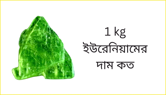 1 kg ইউরেনিয়ামের দাম কত